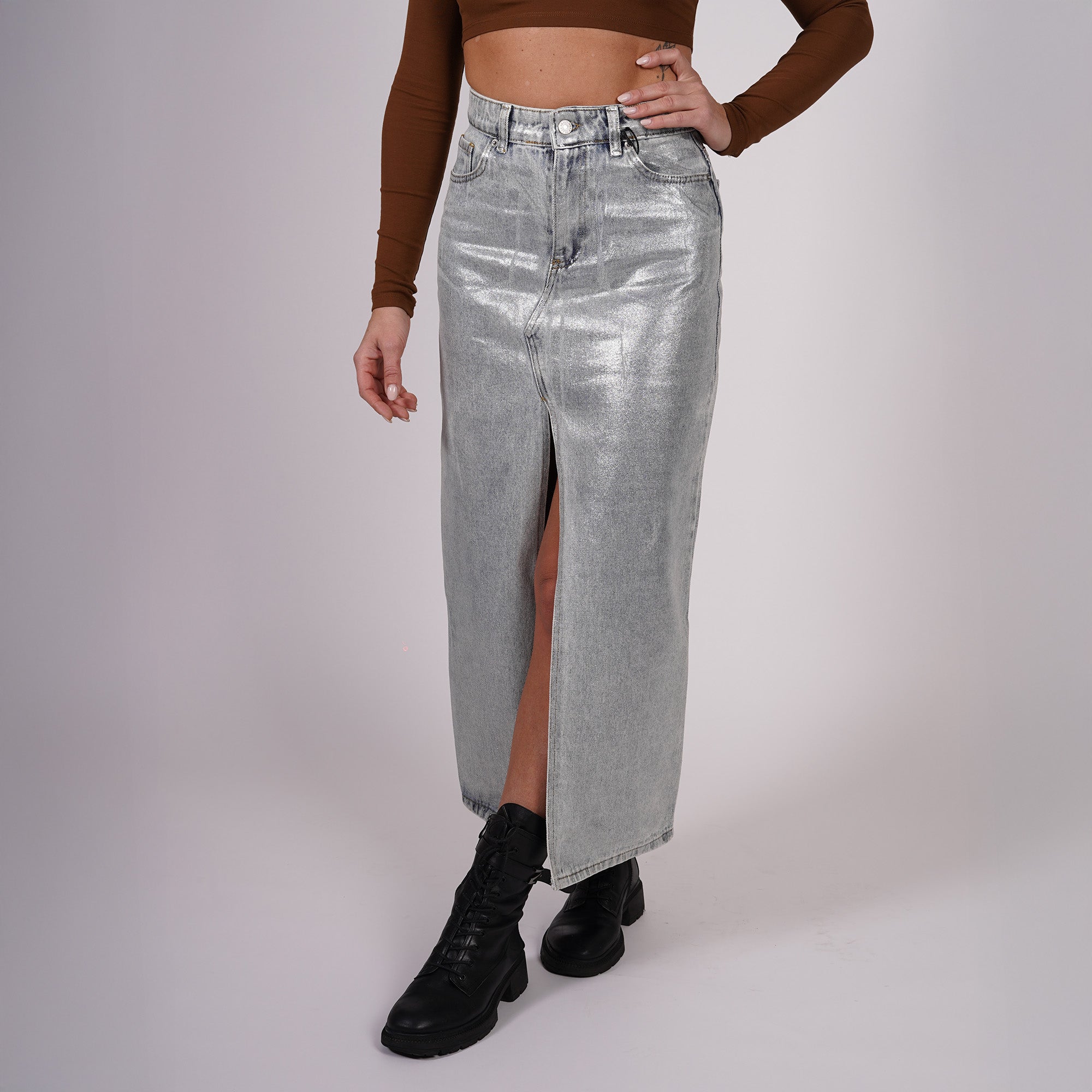 Jean Skirt Sparkling