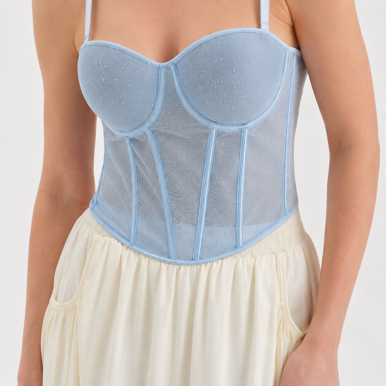 Corset With Crystal