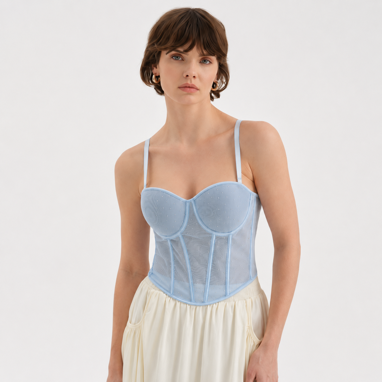 Corset With Crystal