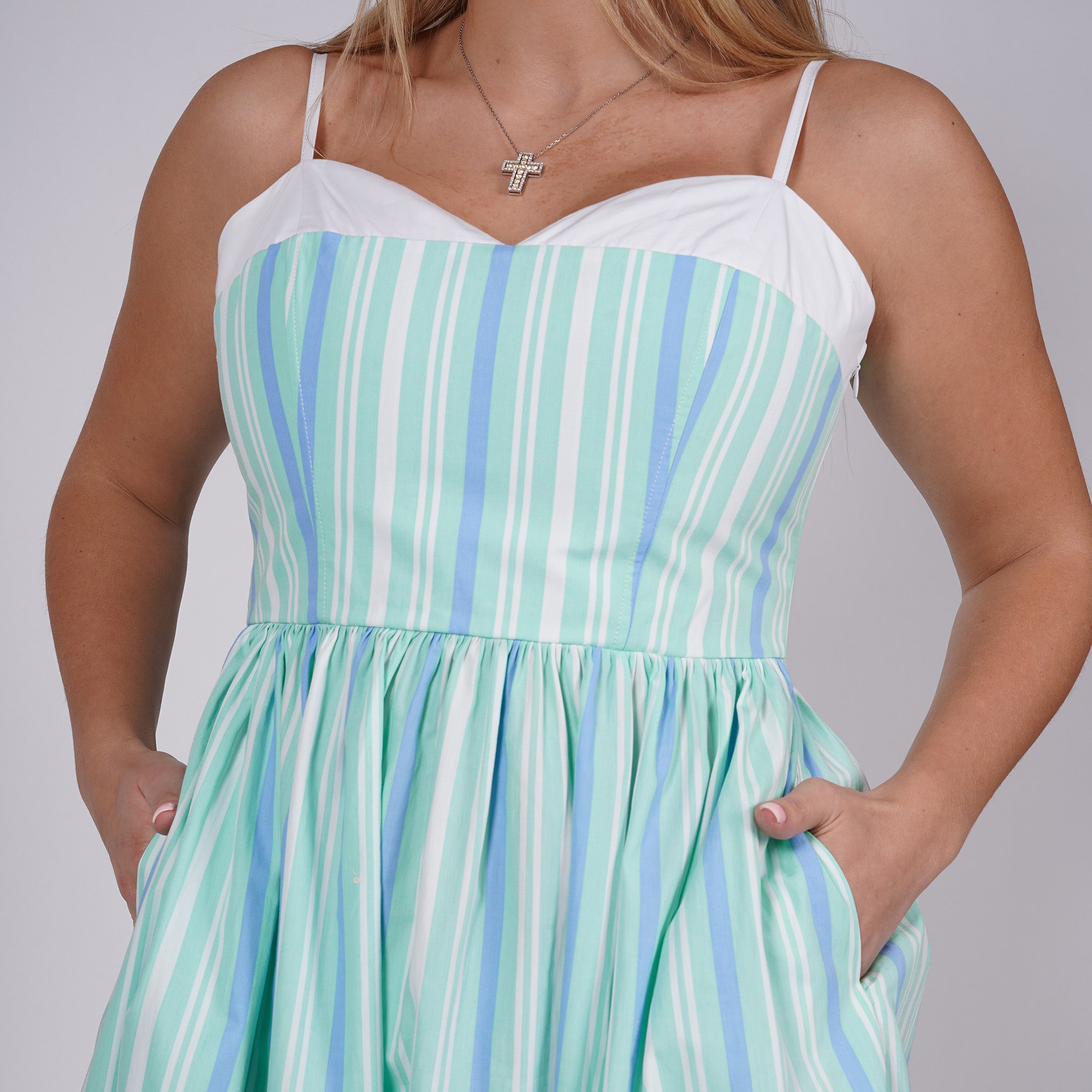 Striped Midi Dress